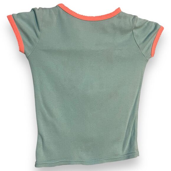 Deep Sea Dreamer Graphic Print T-Shirt Toddler Girl 4T Blue Sleepwear Top FLAWED - Picture 3 of 8